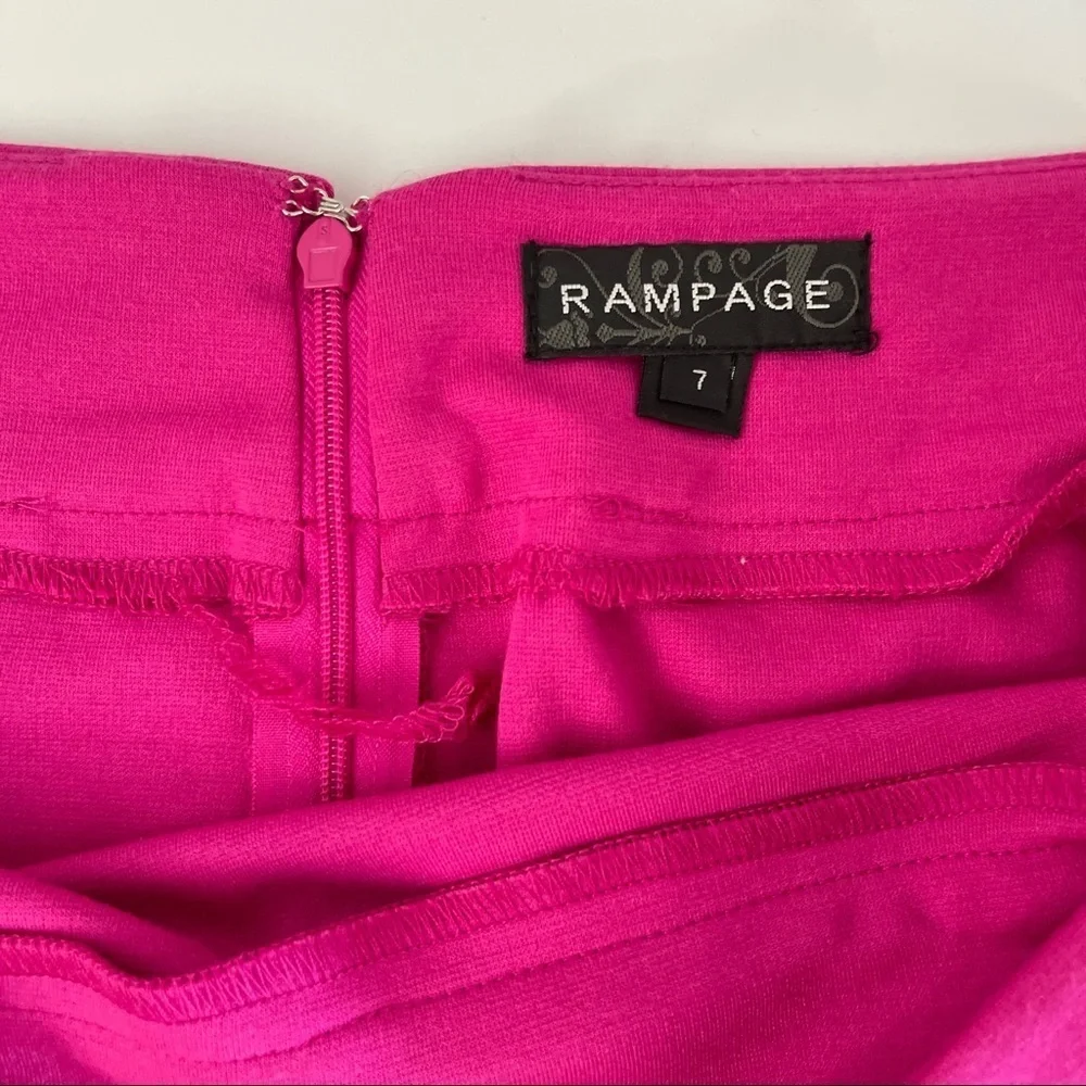 Y2K Rampage Bandage Bodycon Pink Pencil Skirt -‎ Size 7